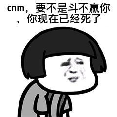 cnm，要不是斗不赢你，你现在已经死了