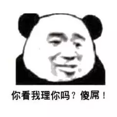 你看我理你吗？傻属！