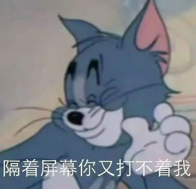 隔着屏幕你又打不着我