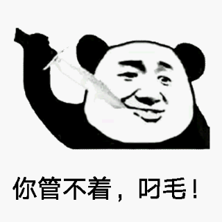 你管不着，叼毛！