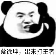 蔡徐坤，出来打王者