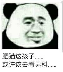 肥猫这孩子或许该去看男科