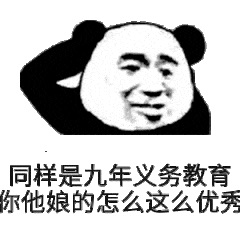 同样是九年义务教育，你他娘的怎么这么优秀