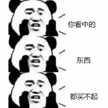 你看中的东西都买不起