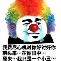 我费尽心机对你好讨好你到头来…在你眼中…原来…我只是一个小丑…