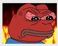愤怒 sad frog