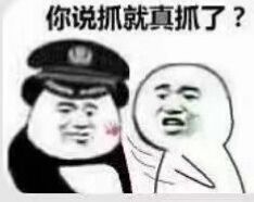 你说抓就真抓了？