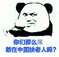 你们那么敢在中国扶老人吗？