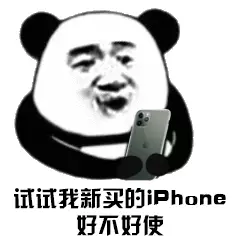 试试我新买的iphone好不好使