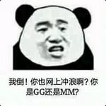 我倒！你也网上冲浪啊？你是GG还是MM