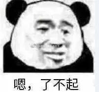 嗯，了不起