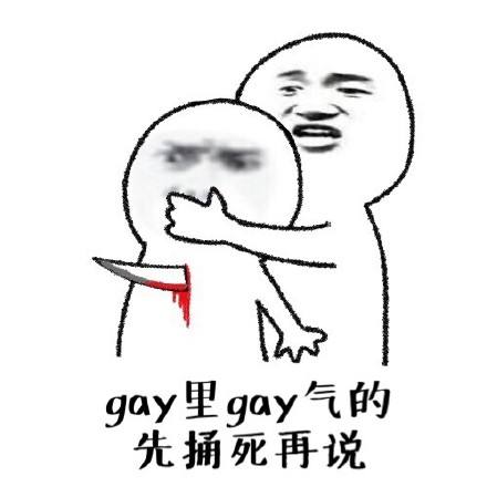 gay里gay气的先捅死再说