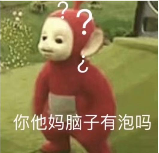 你他妈脑子有泡吗