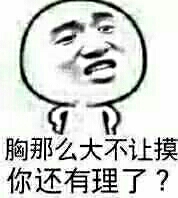 胸那么大不让摸，你还有理了？