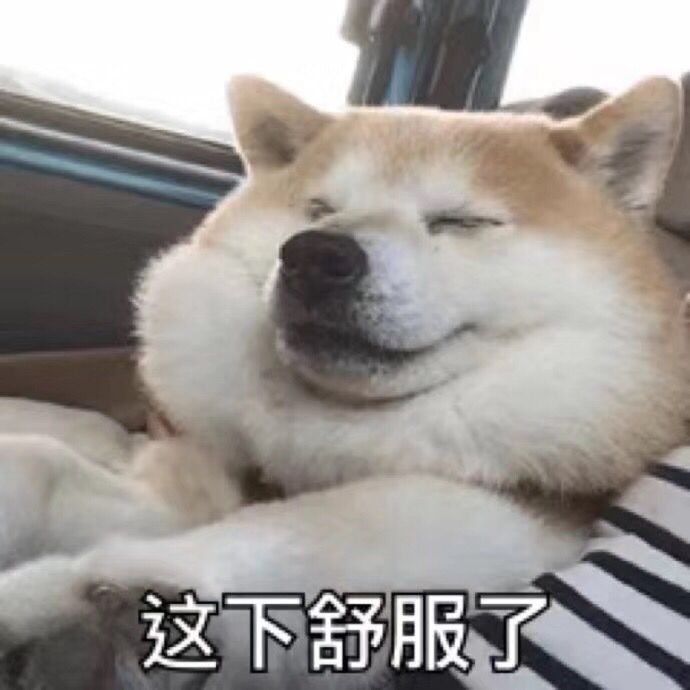 这下舒服了