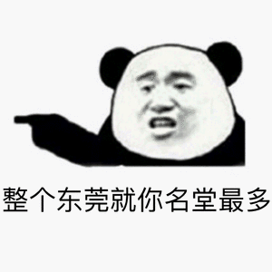 整个东莞就你名堂最多