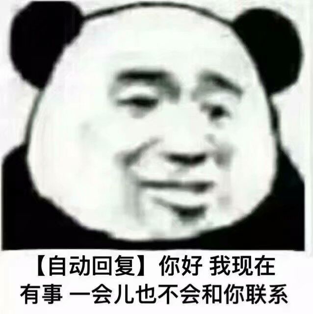 【自动回复】你好我现在有事一会儿也不会和你联系