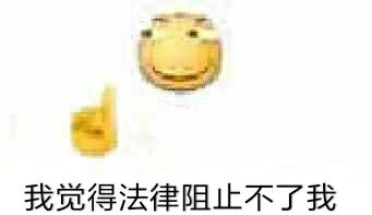 我觉得法律阻止不了我