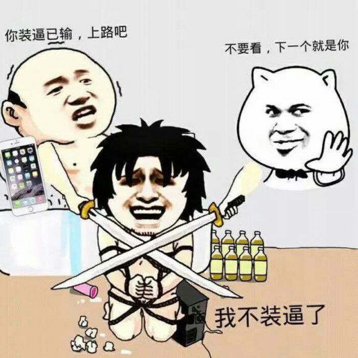 我不装逼了