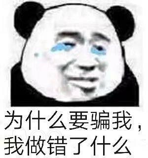 为什么要骗我，我做错了什么