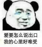 爱要怎么说出口，我的心里好难受