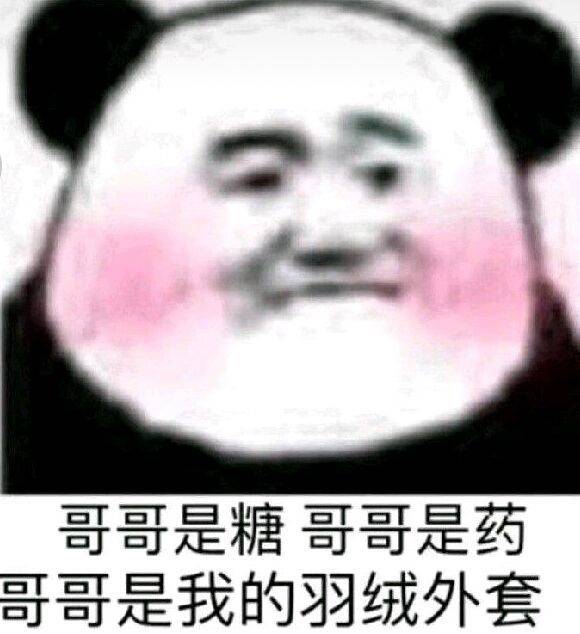 哥哥是糖哥哥是药，哥哥是我的羽绒外套