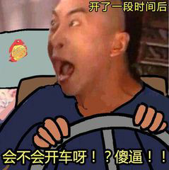 开了一段时间后，会不会开车呀！？傻逼！！