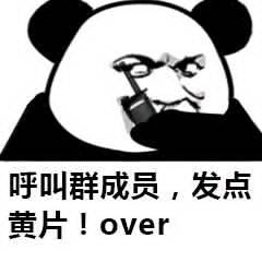 呼叫群成员，发点黄片！。over