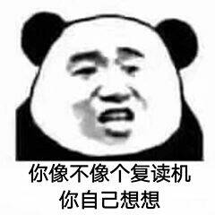 你像不像个复读机，你自己想想