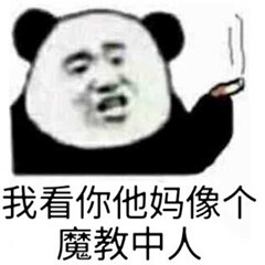我看你他妈像个魔教中人