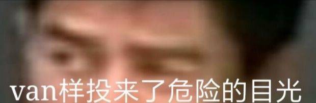 van样投来了危险的目光