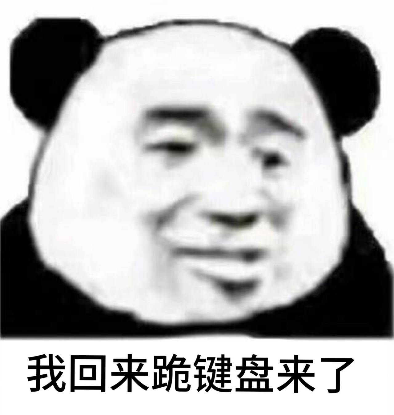 我回来跪键盘来了