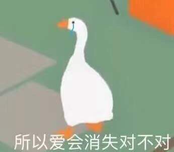 所以爱会消失对不对