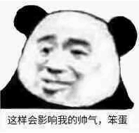 这样会影响我的帅气，笨蛋