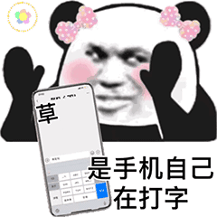 是手机在打字