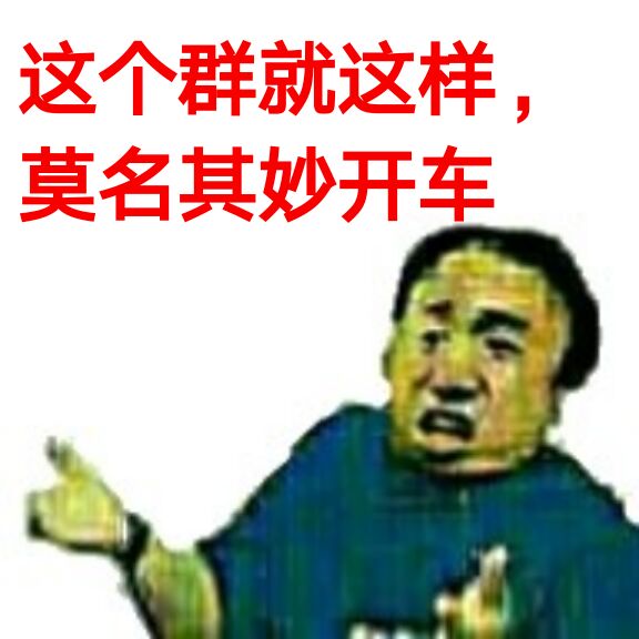 这个群就这样，莫名其妙开车