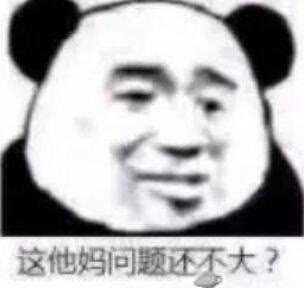 这他妈问题还不大？