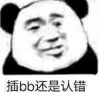 插bb还是认错