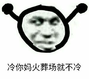 冷你妈火葬场就不冷