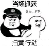 当场抓获，群主也有份，扫黄行动