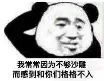 我常常因为不够沙雕而感到和你们格格不入