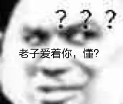 老子爱着你，懂吗？