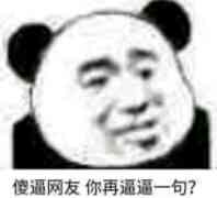 傻逼网友你再逼逼一句？