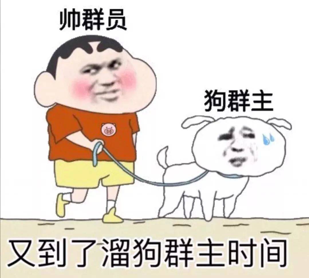 又到了溜狗群主时间