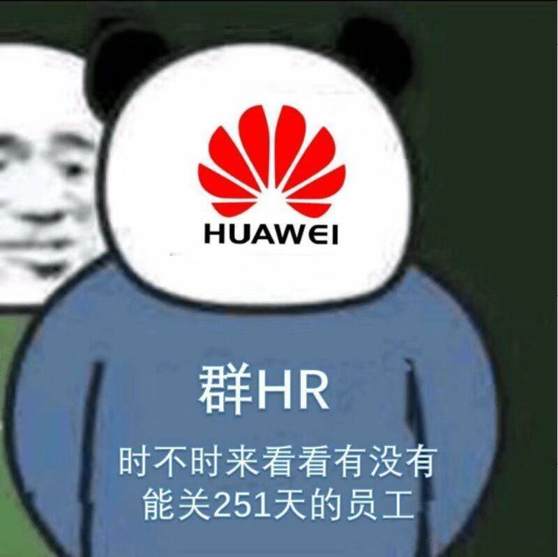 HUAWEIHR，时不时来看看有没有能关251天的员工