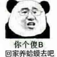 你个傻B回家养蛤蟆去吧