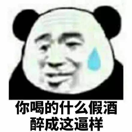 你喝的什么假酒醉成这逼样