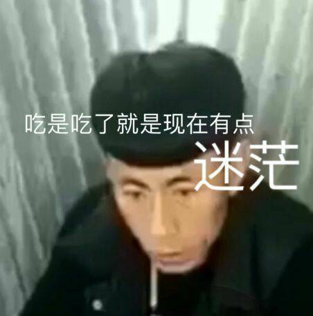 吃是吃了，就是现在有点迷茫