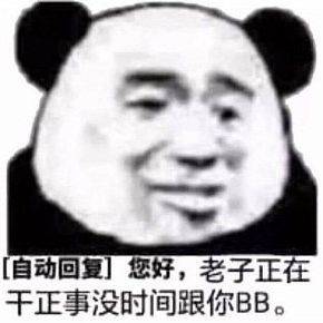 您好，老子正在干正事没时间跟你BB