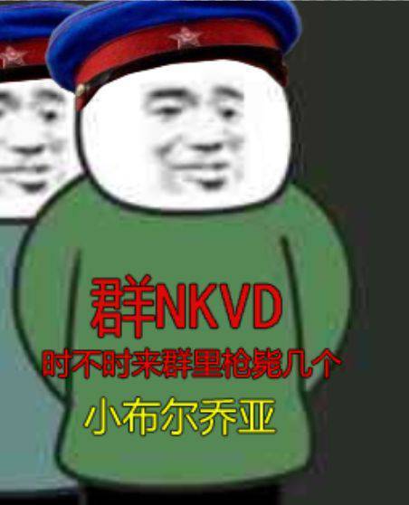 群NKVD，时不时来群里枪毙几个，小布尔乔亚